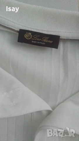 Мъжка тениска ЛОРО ПИАНА М последен размер, снимка 2 - Тениски - 52829317