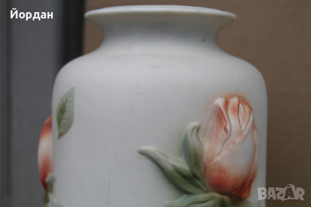 Немска порцеланова ваза , снимка 2 - Вази - 44844017