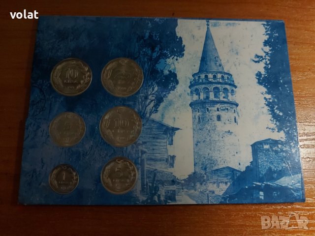Комплект турски монети. емисия 1981-1989 години, снимка 5 - Нумизматика и бонистика - 43587676
