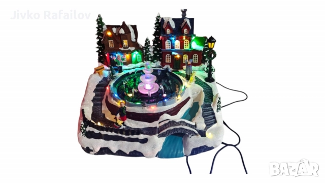 Коледна декорация със светлини , снимка 2 - Декорация за дома - 52528591