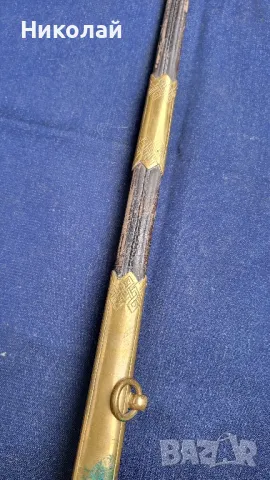 Офицерска Швеция военноморска сабя модел 1878г., снимка 14 - Антикварни и старинни предмети - 50305313