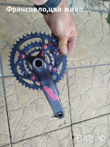 Курбел карбон със средно движение за велосипед колело truvativ 