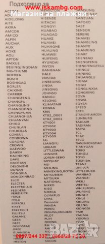 Дистанционно за климатик - УНИВЕРСАЛНО , снимка 3 - Климатици - 28508914