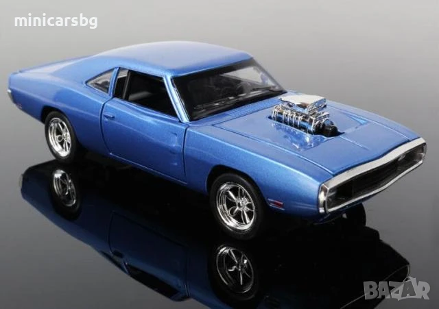 Метални колички: 1970 Dodge Charger R/T Muscle (Fast & Furious), снимка 12 - Колекции - 50469826