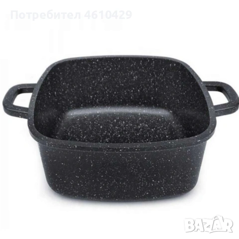 Комплект тенджери – Cheffinger от 3 части с мраморно покритие и капаци + подарък 2 ръкавици, снимка 3 - Съдове за готвене - 53214422