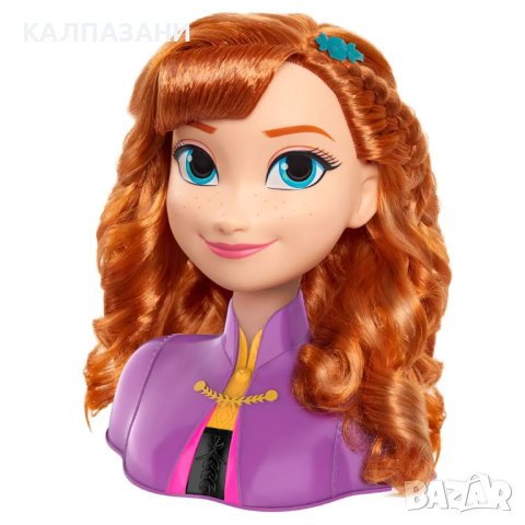 DISNEY PRINCESS Модел за прически Frozen ANNA, снимка 6 - Кукли - 43465161