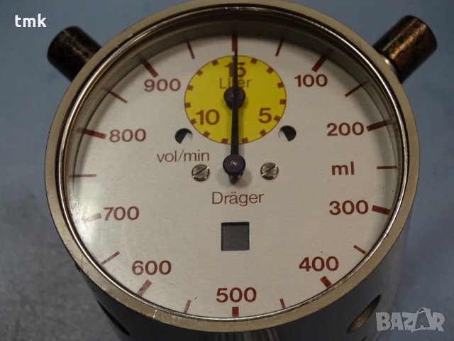 Вакуум Дебитомер Drager Volumeter 3000, снимка 4 - Резервни части за машини - 32762406