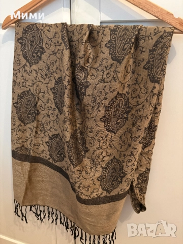 Кашмирен шал, снимка 3 - Шалове - 52836886