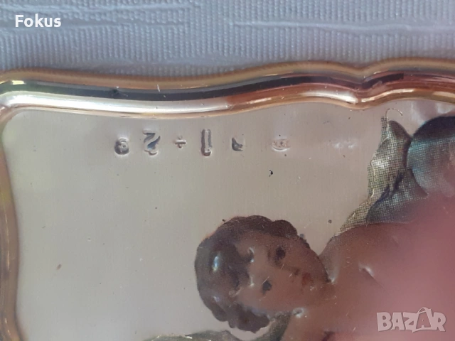 Релефна сребърна картина със сертификат, снимка 4 - Антикварни и старинни предмети - 53366376