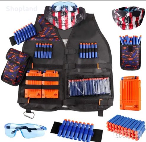 Комплект детска жилетка с аксесоари за игри
