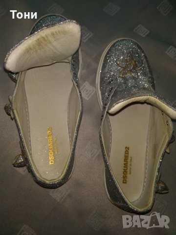 Спортно елегантни сребърни обувки Dsquared2, снимка 7 - Дамски елегантни обувки - 28913400