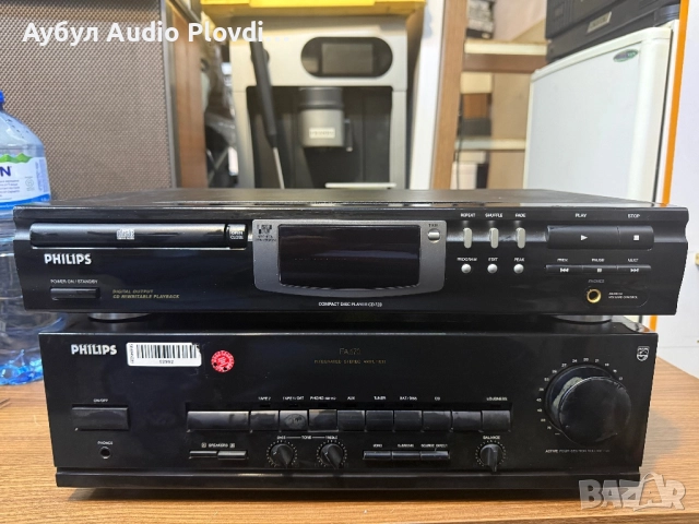 Philips FA670 Стерео усилвател CD player Philips CD 723, снимка 2 - Ресийвъри, усилватели, смесителни пултове - 52471691