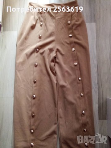 Модерен кафяв панталон, снимка 3 - Панталони - 27798442