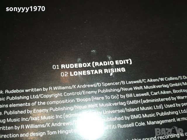 ROBBIE WILLIAMS CD ВНОС GERMANY 3011231520, снимка 9 - CD дискове - 43213271