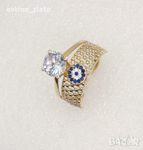 Злтни пръстени 14К, снимка 4 - Пръстени - 38915782