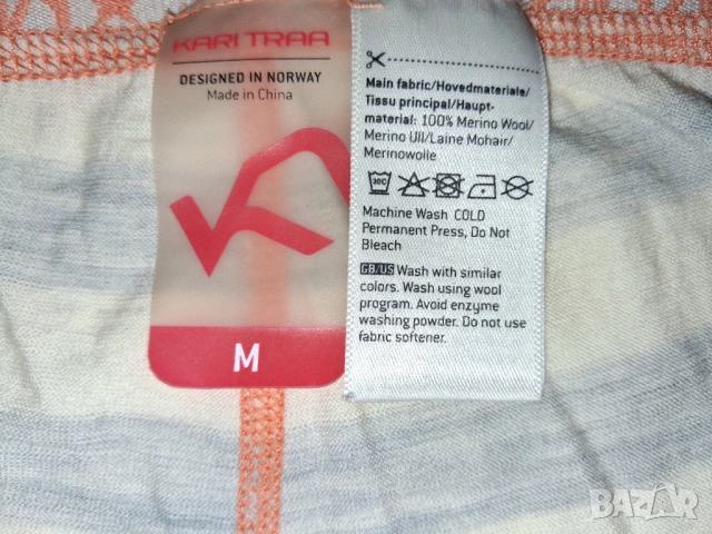 Kari Traa и Bergans (М) - 4 броя дамски термо блузи и клин мерино 100% Merino Wool , снимка 14 - Спортни екипи - 50507365