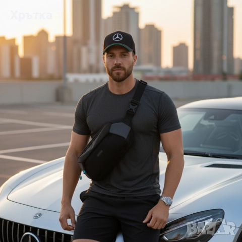 Mercedes-AMG F1 Cross Body Bag - Оригинална мъжка чанта , снимка 2 - Чанти - 50048175