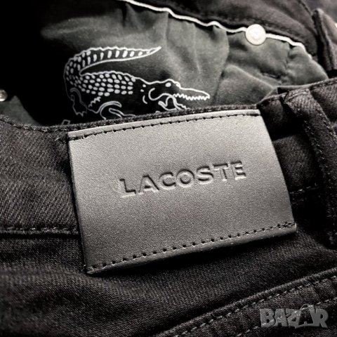 Lacoste мъжки черни дънки КОД 1, снимка 4 - Дънки - 38713296