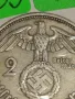 Сребърна монета 2 райхсмарка 1938г. Трети райх Нацистка Германия с свастика 42069, снимка 5