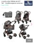 Комбинирана бебешка количка Lorelli Alba Premium Set 3в1 , снимка 2