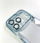 Калъф силикон Clear Camera Protect / Син-прозрачен / за iPhone 16 Pro 6.3 Баркод : 3132419, снимка 2