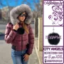 Дамски якета с естествен пух, City Angels Jeans от XS до 3XL, снимка 16