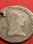 Сребърна монета 1/4 кроненталер 1797г. Франц втори Будапеща Австрийска Нидерландия 13633, снимка 2