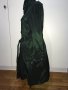 Френски нов бутиков шлифер тренч L Clara Couture зелен черно райе, снимка 7