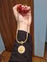 Колие Алах от медицинска стомана с 18к златно покритие , снимка 1 - Колиета, медальони, синджири - 43838916