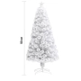 Промоция: Изкуствена коледна елха - бяла - 90 см, снимка 2
