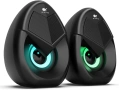 Компютърни тонколони, RGB, 10W, USB захранване, снимка 1