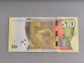 Банкнота - Белиз - 10 долара UNC | 2025г., снимка 2