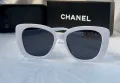 CH 2024 дамски слънчеви очила котка бели черни, снимка 12