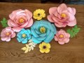 Цветя от картон/креп хартия, снимка 6