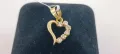 Златна висулка сърце-1,10гр/14, снимка 2