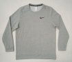 Nike DRI-FIT Sweatshirt оригинално горнище M Найк спорт суичър, снимка 1 - Спортни дрехи, екипи - 44097650