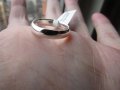 Сребърен  пръстен изчистена халка 1.8, снимка 1