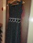 Черна Блестяща рокля, снимка 1 - Рокли - 43312330