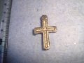 СТАРО МЕТАЛНО РЕТРО КРЪСТЧЕ 24661, снимка 6