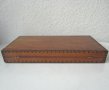 стара дървена кутия за игра - табла, снимка 7