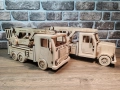 Дървен модел на камион – Вишка / Автовишка – Craft Camp, снимка 1