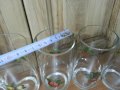 Ретро стъклени чаши за вода, снимка 2