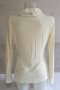Дамска блуза в цвят екрю с жабо Diego Reiga - L, снимка 2