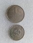 Монета Германия 1976 J + 50 пфенниг 1989 D, снимка 1 - Нумизматика и бонистика - 44018843