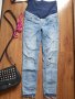 Накъсани дънки за бременни H&M Мama Skinny High Rib р-р 36, снимка 2