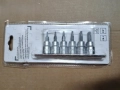 KINGFISHER 3/8 6броя вложки-Накрайници torx TAMPER PROOF. EXPERT BY FACOM 3/8 4броя вложки torx  , снимка 1