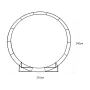 Кръгла арка-240х210 см./градинска арка/декоративна арка, снимка 3