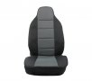 Тапицерия Тип Масажор 1+1 За Предни Седалки Лукс Сиво, Текстил, снимка 2