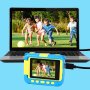 Детска HD Екшън камера/водоустойчив 180° Въртящ се фотоапарат 20MP/подводен спорт/32GB SD карта, снимка 10