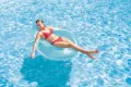 Надуваемо кресло Pillow-Back Intex, 137 х 122 см, PVC, с облегалка, син/розов, снимка 5